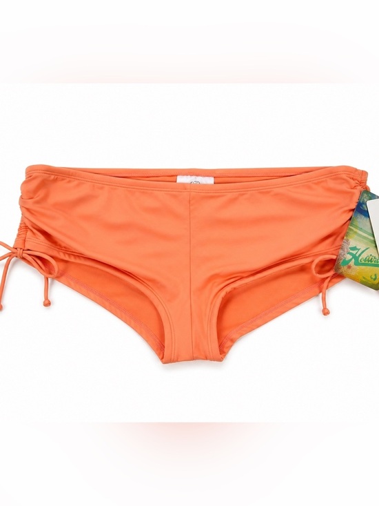 Hobie Other - Hobie Bikini Bottom Peach Side Tie Boyshort Cheeky Size M NWT